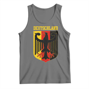 Deutschland German Pride Tank Top Bundesadler Coat of Arms TS11 Black Heather Print Your Wear