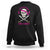 Breast Cancer Awareness Sweatshirt Treasure The Chest Pirate Skull Sword Pink Ribbon TS11 Black Print Your Wear