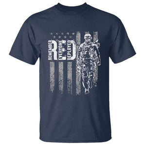 RED Friday T Shirt Remember Everyone Deployed American Flag Military Patriotic Veteran TS11 Navy Print Your Wear