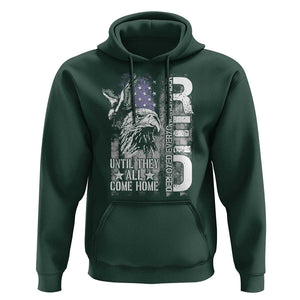 RED Friday Hoodie Remember Everyone Deployed Until They All Come Home Military Eagle USA Flag TS11 Dark Forest Green Print Your Wear