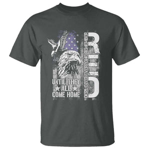 RED Friday T Shirt Remember Everyone Deployed Until They All Come Home Military Eagle USA Flag TS11 Dark Heather Print Your Wear