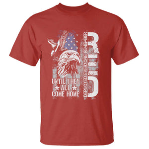 RED Friday T Shirt Remember Everyone Deployed Until They All Come Home Military Eagle USA Flag TS11 Red Print Your Wear