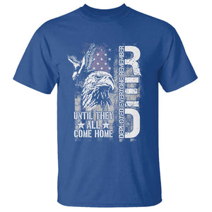 RED Friday T Shirt Remember Everyone Deployed Until They All Come Home Military Eagle USA Flag TS11 Royal Blue Print Your Wear