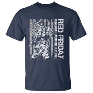 RED Friday T Shirt Remember Everyone Deployed Military American Flag TS11 Navy Print Your Wear