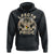 Native American Hoodie Lakota Pride Medicine Wheel Cow Skull TS11 Black Print Your Wear