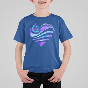 Suicide Prevention Awareness T Shirt For Kid Don't Let Your Story End Heart Semicolon Sunflower TS11 Royal Blue Print Your Wear