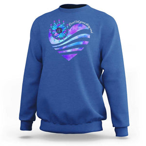 Suicide Prevention Awareness Sweatshirt Don't Let Your Story End Heart Semicolon Sunflower TS11 Royal Blue Print Your Wear