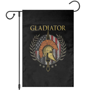 Gladiator Patriotic Italian American Warrior Garden Flag