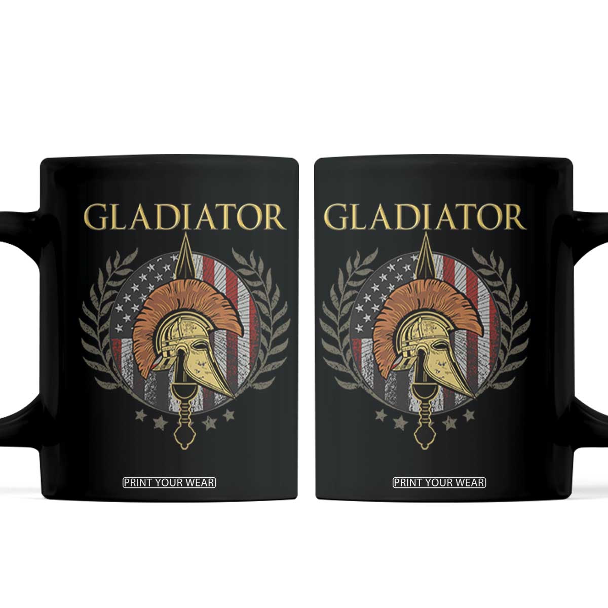 Gladiator Patriotic Italian American Warrior Coffee Mug