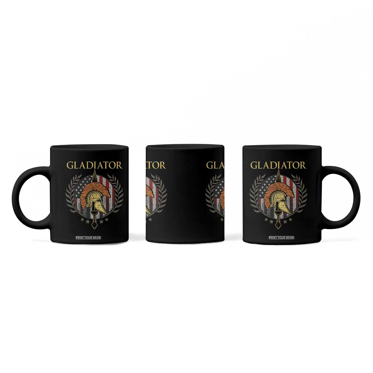 Gladiator Patriotic Italian American Warrior Coffee Mug
