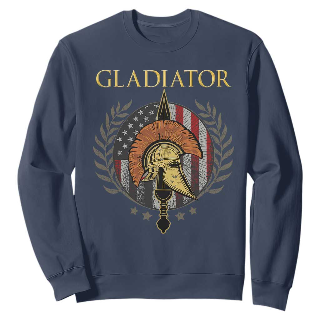 Gladiator Patriotic Italian American Warrior Sweatshirt