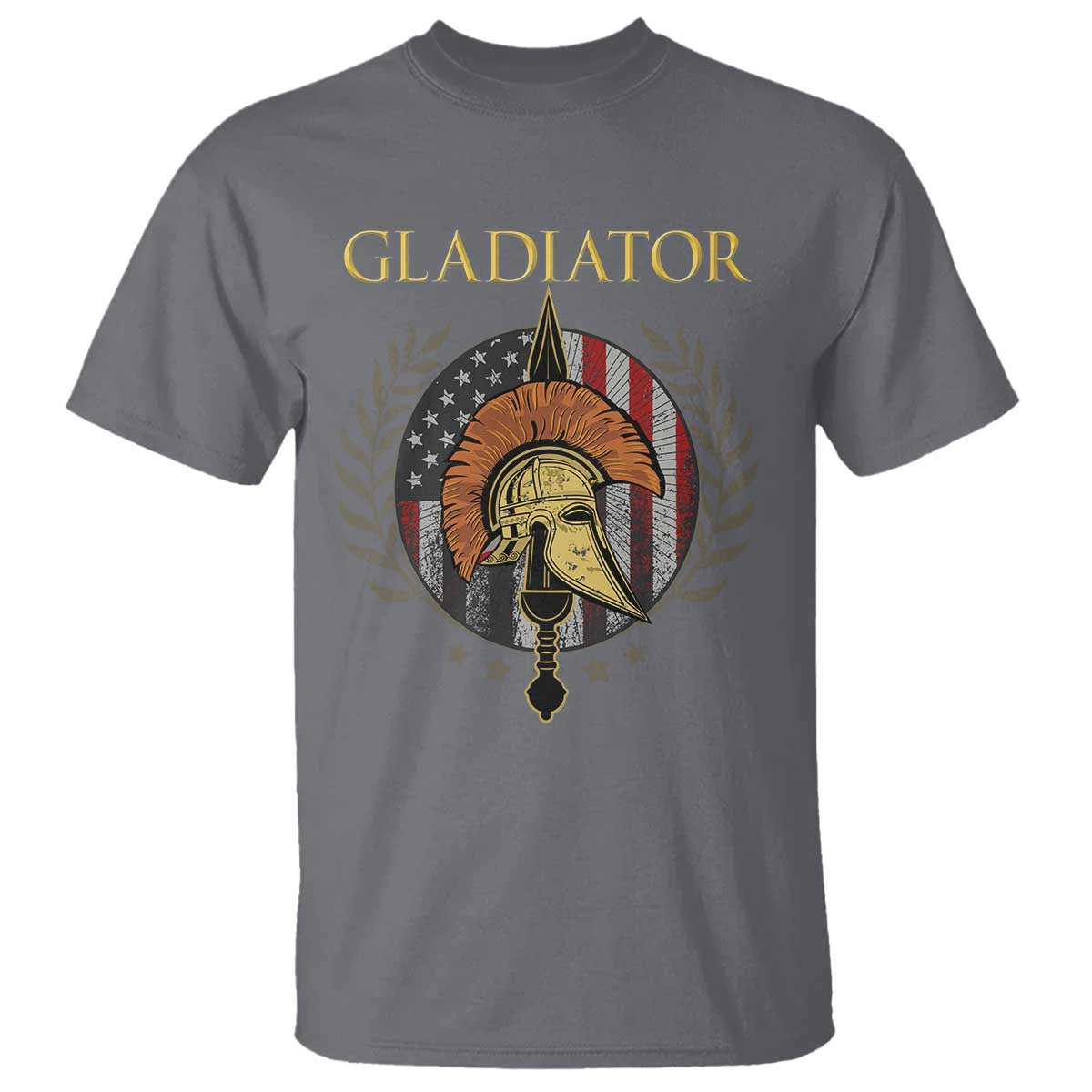 Gladiator Patriotic Italian American Warrior T Shirt