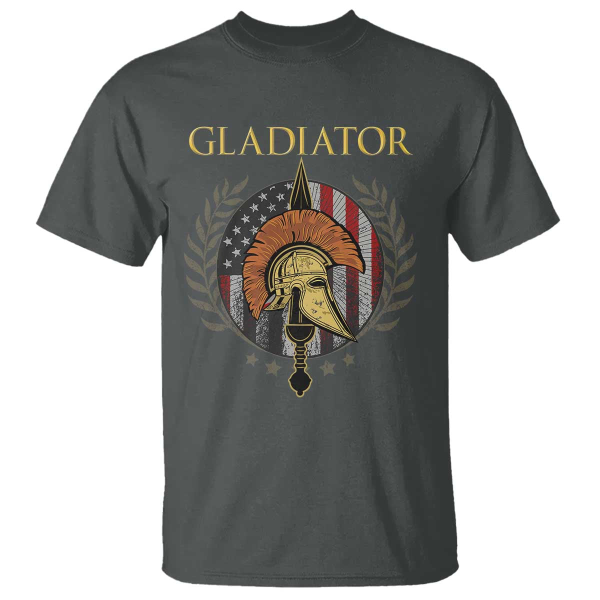 Gladiator Patriotic Italian American Warrior T Shirt