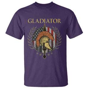 Gladiator Patriotic Italian American Warrior T Shirt