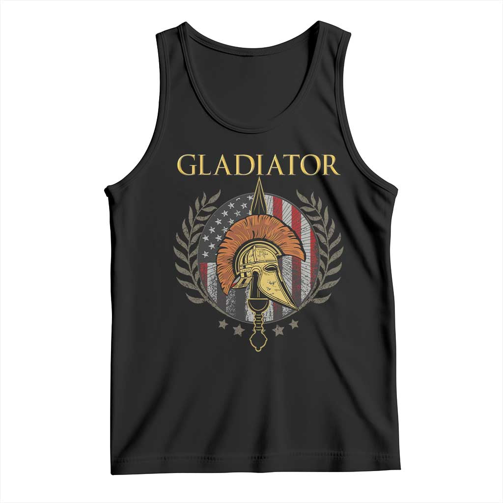 Gladiator Patriotic Italian American Warrior Tank Top