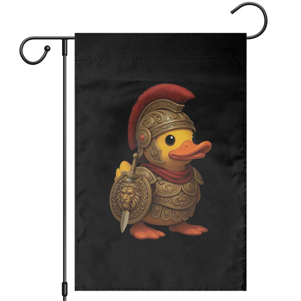 Funnny Sparta Rubber Duck Greeks Spartan Warrior Garden Flag