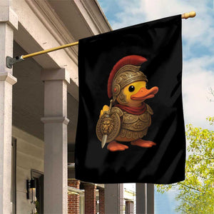 Funnny Sparta Rubber Duck Greeks Spartan Warrior Garden Flag