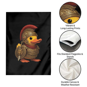Funnny Sparta Rubber Duck Greeks Spartan Warrior Garden Flag