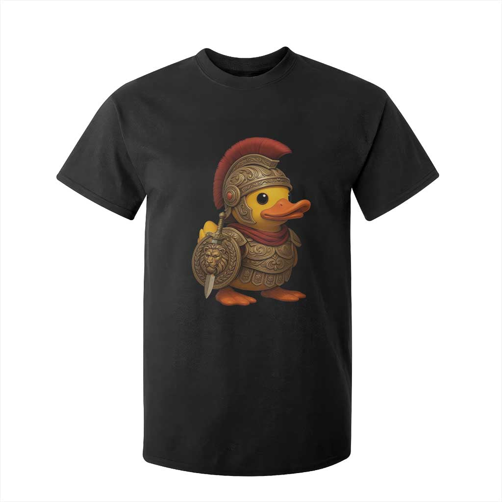 Funnny Sparta Rubber Duck Greeks Spartan Warrior T Shirt For Kid