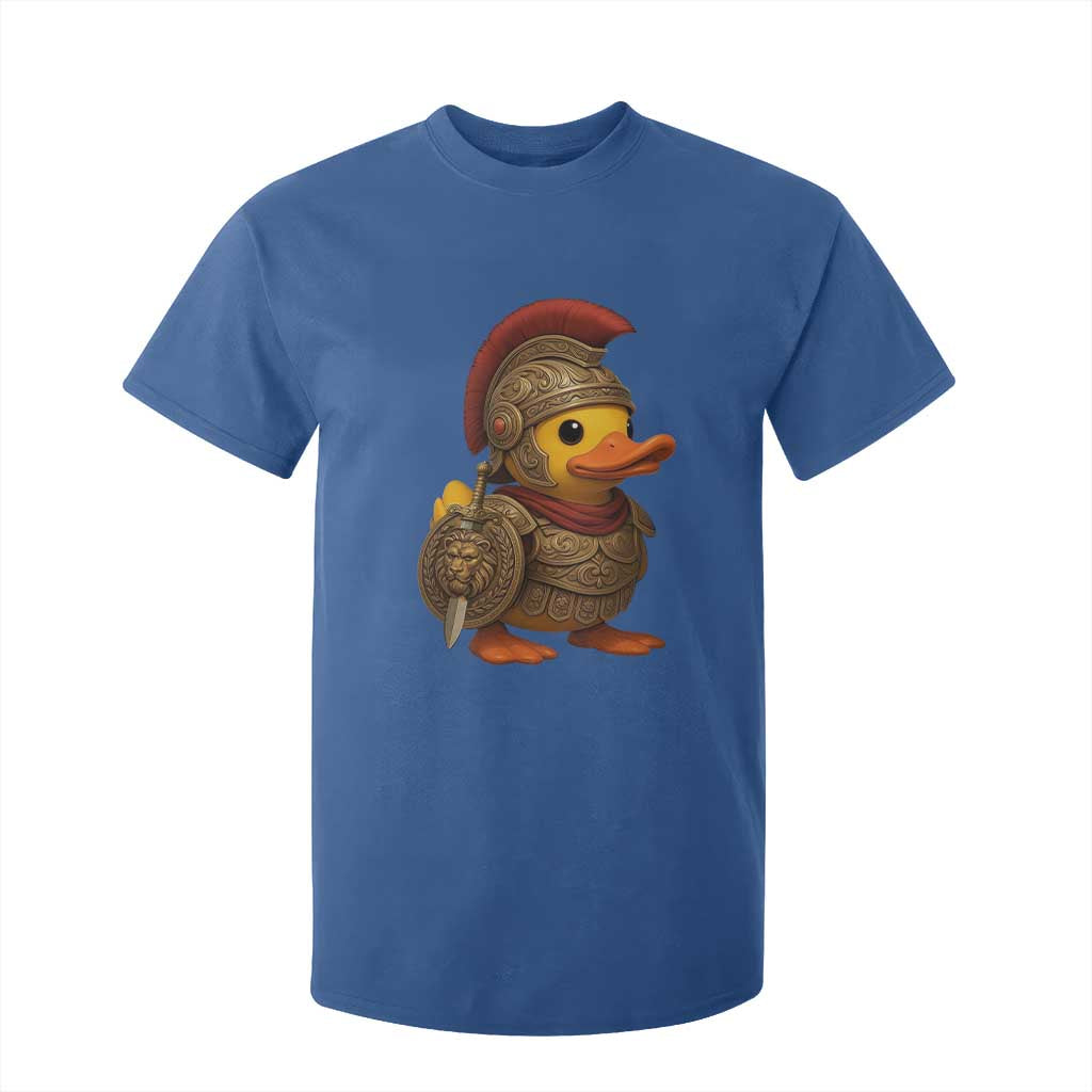 Funnny Sparta Rubber Duck Greeks Spartan Warrior T Shirt For Kid