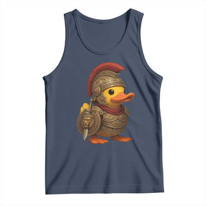 Funnny Sparta Rubber Duck Greeks Spartan Warrior Tank Top