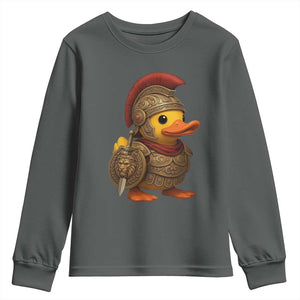 Funnny Sparta Rubber Duck Greeks Spartan Warrior Youth Sweatshirt