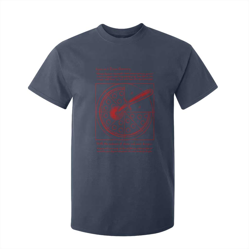 Funny The Vitruvian Pizza T Shirt For Kid Pizza Baker Leonardo Da Vinci Artwork