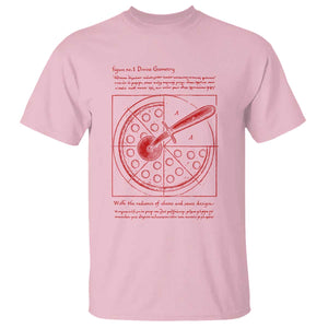 Funny The Vitruvian Pizza T Shirt Pizza Baker Leonardo Da Vinci Artwork