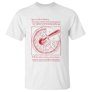 Funny The Vitruvian Pizza T Shirt Pizza Baker Leonardo Da Vinci Artwork