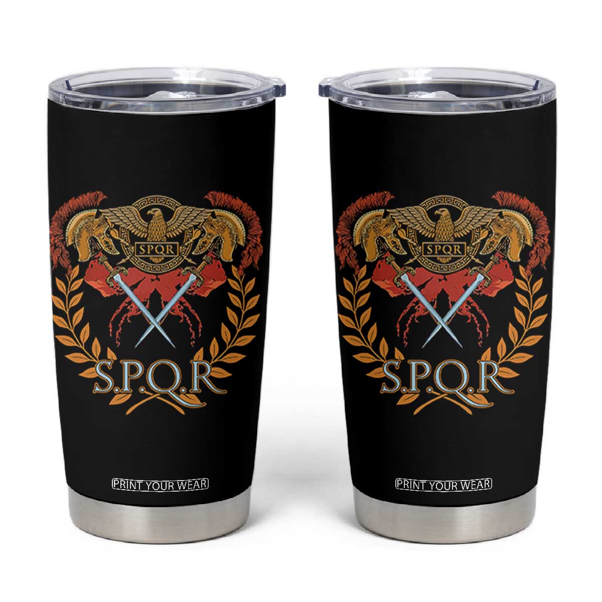 SPQR Ancient Rome Roman Empire Roman History Tumbler Cup