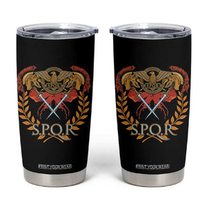 SPQR Ancient Rome Roman Empire Roman History Tumbler Cup