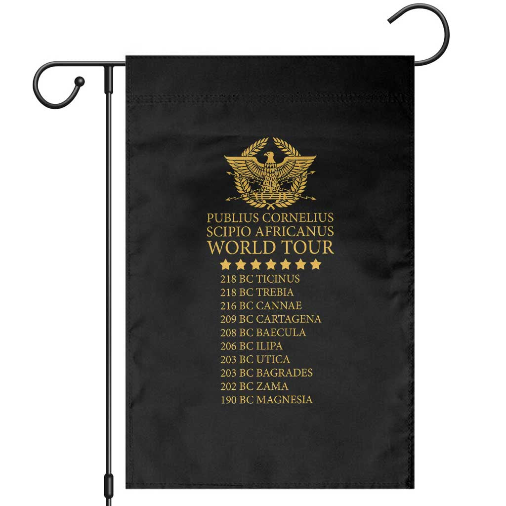 SPQR Ancient Rome Scipio Africanus World Tour Roman History Garden Flag