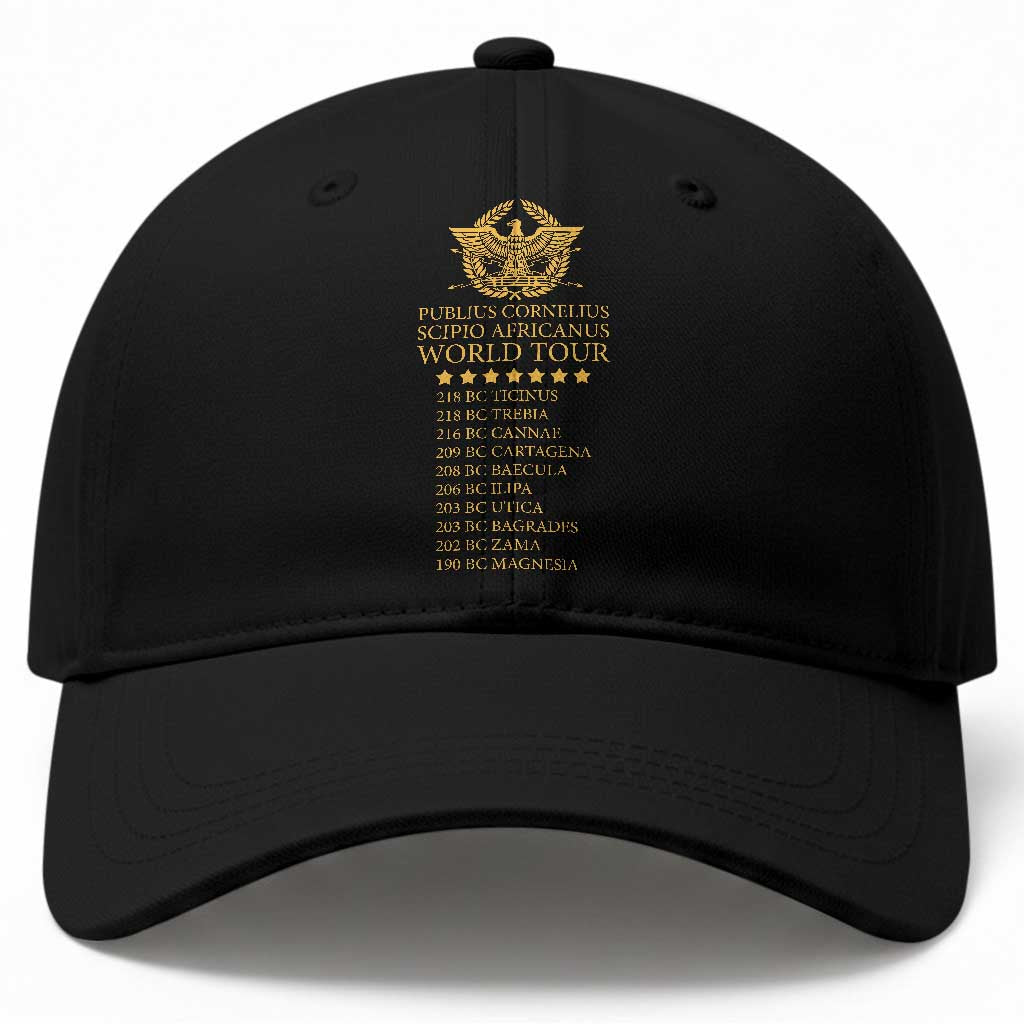 SPQR Ancient Rome Scipio Africanus World Tour Roman History Baseball Cap