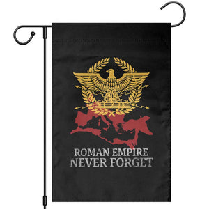 Roman Empire Never Forget Garden Flag Vintage SPQR Rome Historical Maps