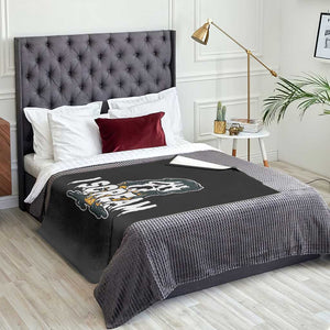Funny Halloween Ghost Horror Face Throw Blanket I Scream Ice Cream Slasher Pun TS11 Print Your Wear