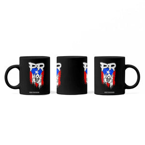 Puerto Rico Flag Hispanic Heritage Month Boricua Coqui Frog Coffee Mug TS11 Print Your Wear