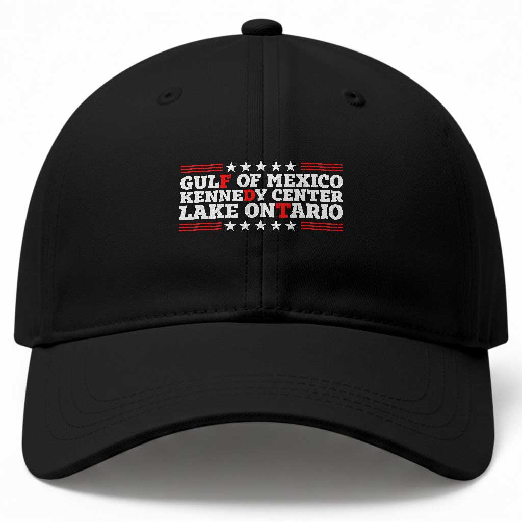 Subtle FDT Gulf of Mexico Kennedy Center Lake Ontario Baseball Cap Vintage Stars And Stripes
