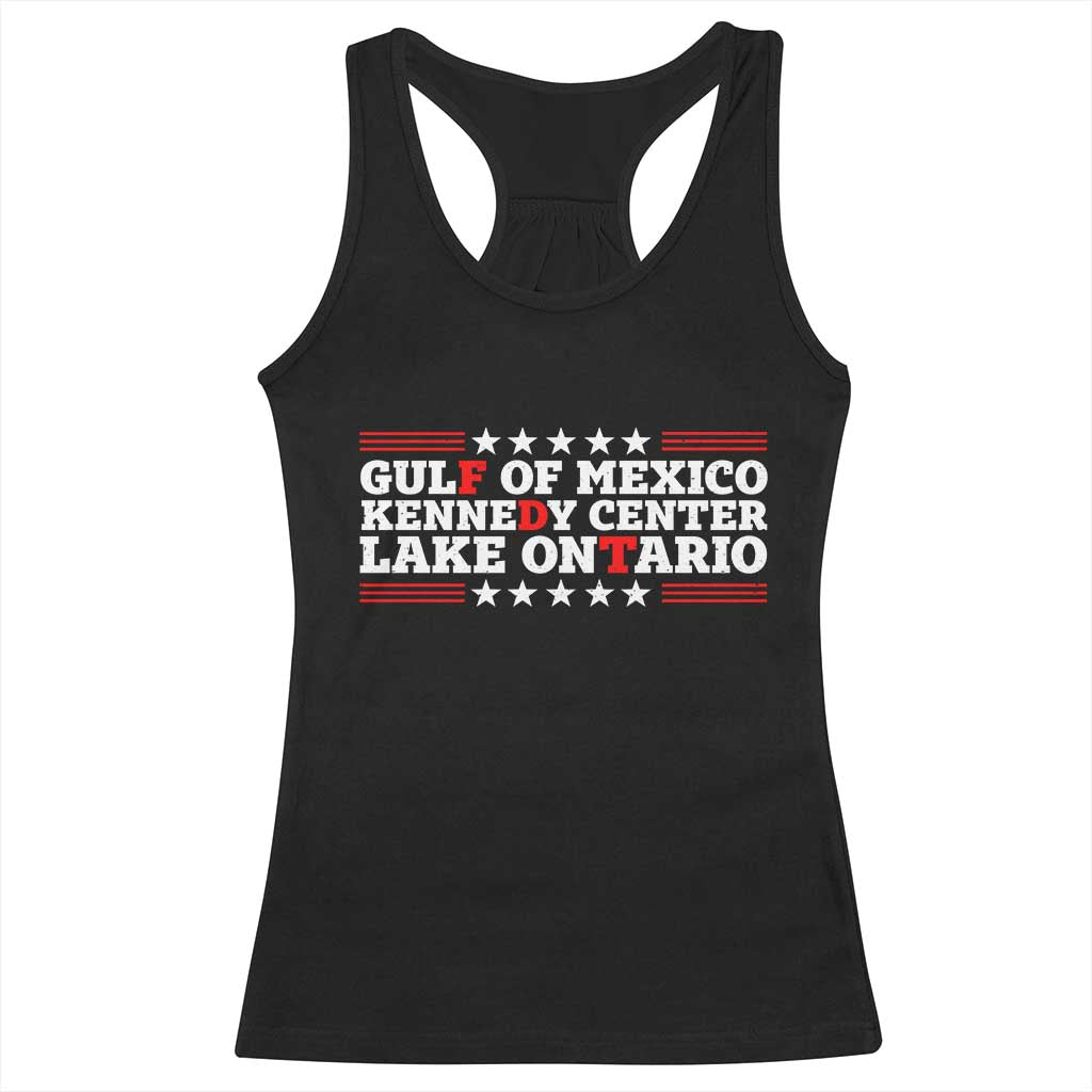 Subtle FDT Gulf of Mexico Kennedy Center Lake Ontario Racerback Tank Top Vintage Stars And Stripes