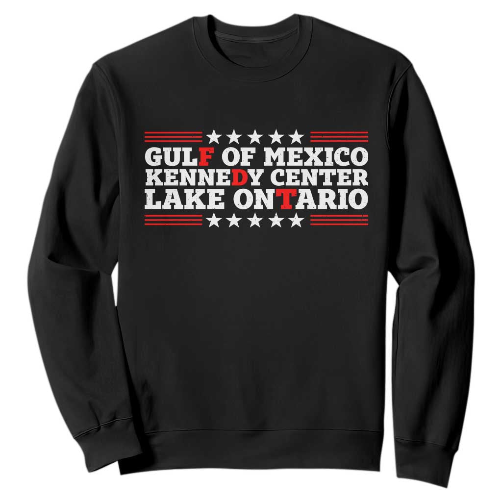 Subtle FDT Gulf of Mexico Kennedy Center Lake Ontario Sweatshirt Vintage Stars And Stripes