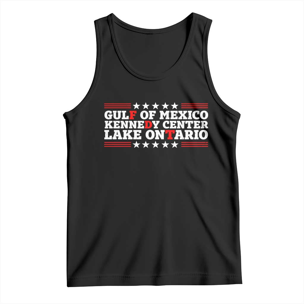 Subtle FDT Gulf of Mexico Kennedy Center Lake Ontario Tank Top Vintage Stars And Stripes