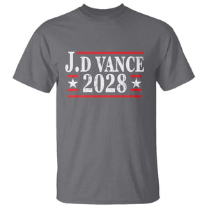 J.D Vance 2028 T Shirt Vintage Striped Star TS11 Charcoal Print Your Wear