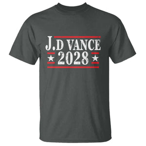 J.D Vance 2028 T Shirt Vintage Striped Star TS11 Dark Heather Print Your Wear