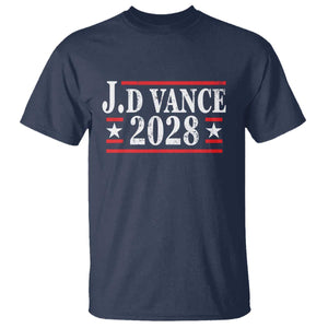 J.D Vance 2028 T Shirt Vintage Striped Star TS11 Navy Print Your Wear