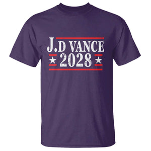 J.D Vance 2028 T Shirt Vintage Striped Star TS11 Purple Print Your Wear