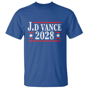 J.D Vance 2028 T Shirt Vintage Striped Star TS11 Royal Blue Print Your Wear