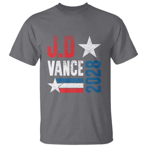 J.D Vance 2028 T Shirt Vintage US Presidential Election Star TS11 Charcoal Print Your Wear