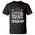 Trump Supporter T Shirt This Veteran Supports Trump American Flag TS11 Black Print Your Wear