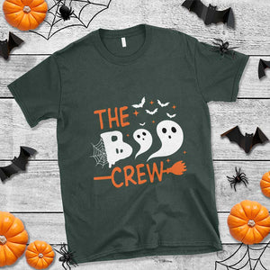 Halloween T Shirt The Boo Crew Trick Or Treat Ghost Squad TS11 Dark Forest Green Print Your Wear