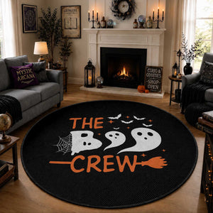 Halloween Round Rug The Boo Crew Trick Or Treat Ghost Squad