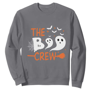 Halloween Sweatshirt The Boo Crew Trick Or Treat Ghost Squad TS11 Charcoal Print Your Wear